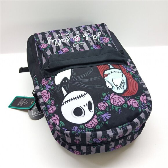Nightmare Before Christmas Laptop School Backpack Licensed New - Picture 2 of 7